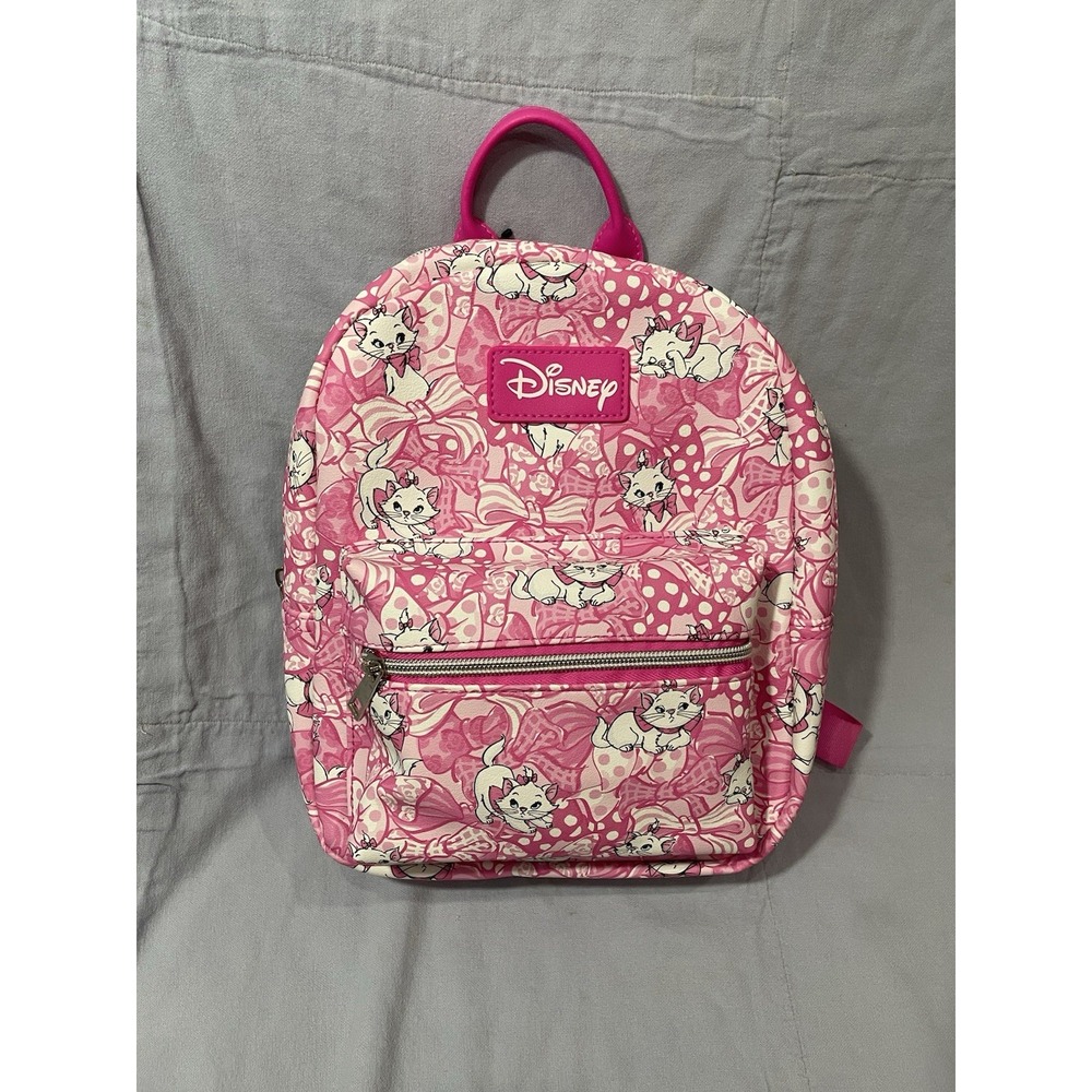 NEW Adorable Walt Disney Pink & White Mini Backpack - Aristocats - Marie
